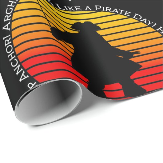 スチームパンク海賊が海賊の日みたいにしゃべるぞ! ラッピングペーパー (ロールコーナー)