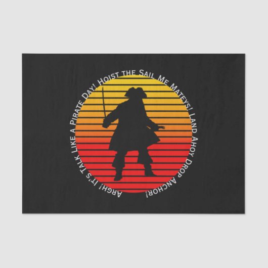 スチームパンク海賊が海賊の日みたいにしゃべるぞ！ 薄葉紙 (正面)