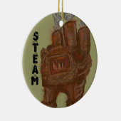 スチームパンク炉、オーナメント セラミックオーナメント (右)