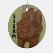 スチームパンク炉、オーナメント セラミックオーナメント (左)