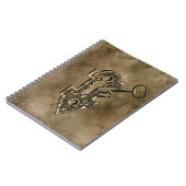 スチームパンク熟成アンティークビクトリアン鍵ロック ノートブック (左側)