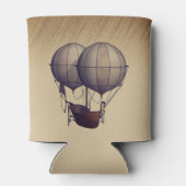 スチームパンク熱気球と船舶 缶クーラー (裏面)