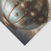 スチームパンク熱気球のデコパージュ 薄葉紙 (詳細)