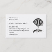 スチームパンク熱気球アンティーク業者 名刺 (裏面)