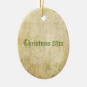 スチームパンク熱気球カスタマイズ可能オーナメント セラミックオーナメント (裏面)