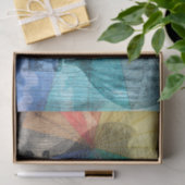 スチームパンク熱気球コラージュ 薄葉紙 (ギフト)