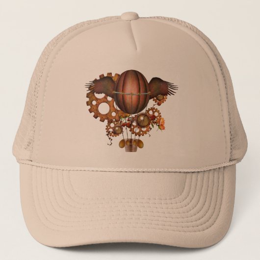 スチームパンク熱気球 キャップ (正面)