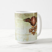 スチームパンク熱気球 コーヒーマグカップ (正面右)