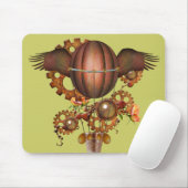 スチームパンク熱気球 マウスパッド (マウス)