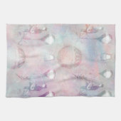 スチームパンク熱気球 |ヴィンテージ フェミニン キッチンタオル (横)