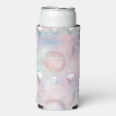 スチームパンク熱気球 |ヴィンテージ フェミニン スリム缶クーラー (Seltzer正面)