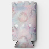 スチームパンク熱気球 |ヴィンテージ フェミニン スリム缶クーラー (正面)