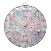 スチームパンク熱気球 |ヴィンテージ フェミニン ダーツボード (正面)