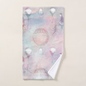 スチームパンク熱気球 |ヴィンテージ フェミニン バスタオルセット (ハンドタオル)