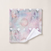 スチームパンク熱気球 |ヴィンテージ フェミニン バスタオルセット (ウォッシュタオル)