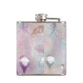 スチームパンク熱気球 |ヴィンテージ フェミニン フラスク (裏面)