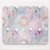 スチームパンク熱気球 |ヴィンテージ フェミニン マウスパッド (正面)