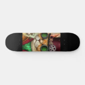 スチームパンク猫スケートボード スケートボード (横)