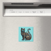スチームパンク猫マグネット マグネット (インサイチュ (食洗機))