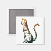 スチームパンク猫マグネット マグネット (正面/裏面)