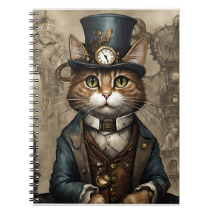 スチームパンク猫 ノートブック