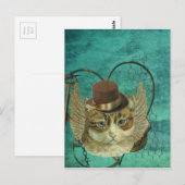 スチームパンク猫 ポストカード (正面/裏面)