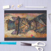 スチームパンク猫 薄葉紙 (クラフト)