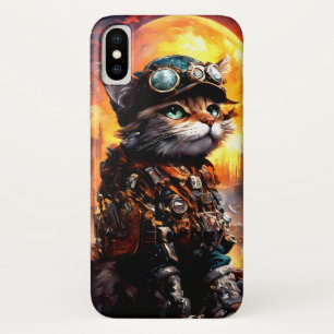 スチームパンク猫II iPhone X ケース