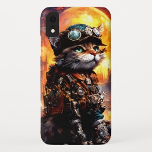 スチームパンク猫II iPhone XRケース