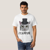 スチームパンク猫Tシャツ Tシャツ (正面フル)