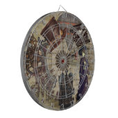 スチームパンク産ビクトリアン業ディストピアンヴィンテージ ダーツボード (正面左)