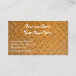 スチームパンク真鍮プレートメタルエフェクト名刺 名刺