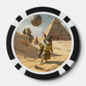 スチームパンク砂漠探検ねずみ ポーカーチップ (裏面)