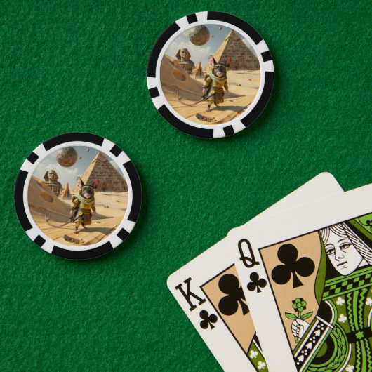 スチームパンク砂漠探検ねずみ ポーカーチップ (ポーカーテーブル (ダブル))