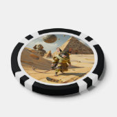 スチームパンク砂漠探検ねずみ ポーカーチップ (シングル)