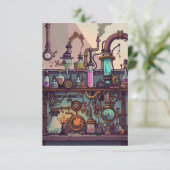 スチームパンク研究所 サンキューカード (スタンド正面)