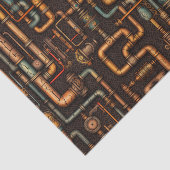 スチームパンク管パターン 薄葉紙 (詳細)