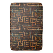 スチームパンク管 バスマット (正面縦)