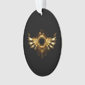 スチームパンク翼 オーナメント (正面)