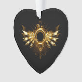 スチームパンク翼 オーナメント (正面)