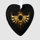 スチームパンク翼 オーナメント (正面)