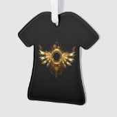 スチームパンク翼 オーナメント (正面)