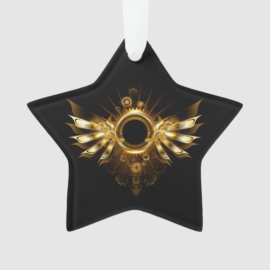 スチームパンク翼 オーナメント (正面)