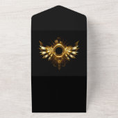 スチームパンク翼 オールインワン招待状 (外側)