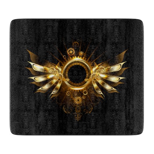 スチームパンク翼 カッティングボード (正面)