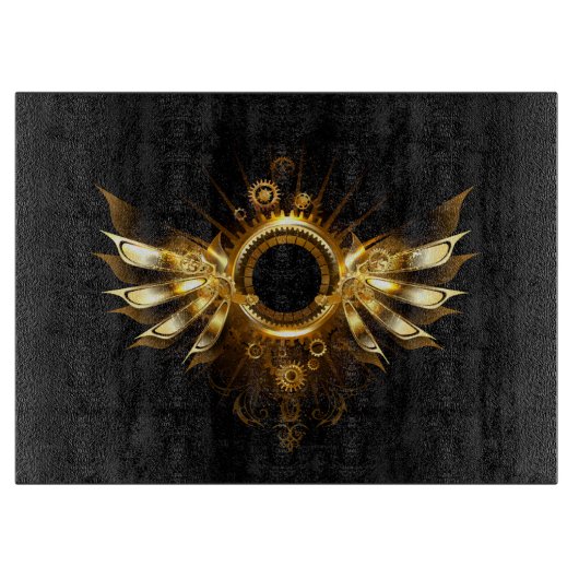 スチームパンク翼 カッティングボード (正面)