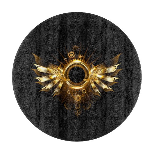 スチームパンク翼 カッティングボード (正面)