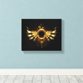 スチームパンク翼 キャンバスプリント (インサイチュ (ウッドフロア))