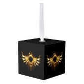 スチームパンク翼 キューブオーナメント (裏面アングル)