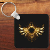 スチームパンク翼 キーホルダー (正面)